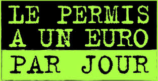 permis 1 euro par jour